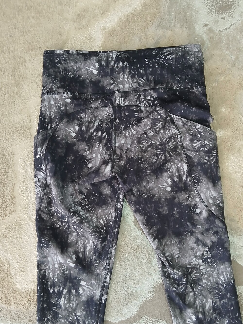 Lululemon Fast and Free High-Rise Tight 25" Nulux Ink Vapor Ice Grey Multi - Picture 8 of 10